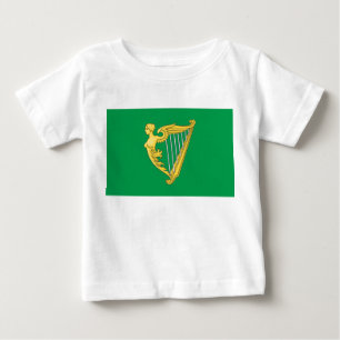 Camiseta Para Bebê Bandeira Republicana Irlandesa
