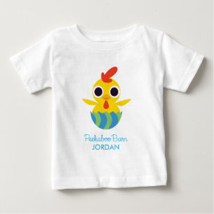 Camiseta Para Bebê Bandido da páscoa   do celeiro do Peekaboo o