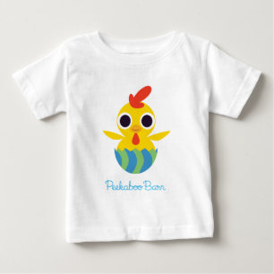 Camiseta Para Bebê Bandido da páscoa do celeiro do Peekaboo o