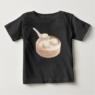 Camiseta Para Bebê Bao Baby - Tea Time Bao Buddies