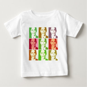 Camiseta Para Bebê Barack Obama