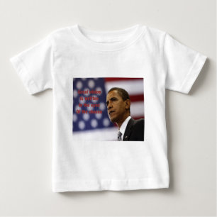 Camiseta Para Bebê Barack Obama Escolhido
