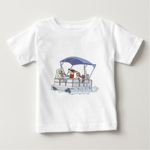 Camiseta Para Bebê Barco do pontão