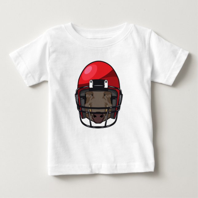 Camiseta Para Bebê Barco no Futebol (Frente)