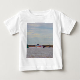 Camiseta Para Bebê Barco Piloto do Porto de Harwich
