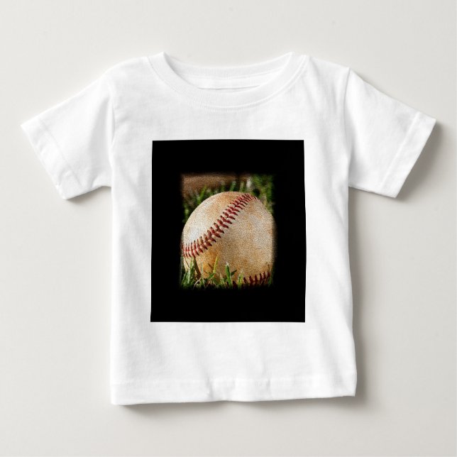 Camiseta Para Bebê Baseball (Frente)