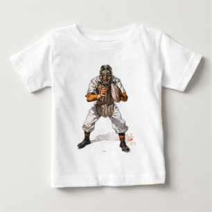Camiseta Para Bebê Baseball Catcher