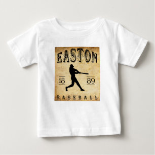 Camiseta Para Bebê Basebol 1889 de Easton New-jersey