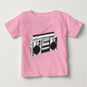 Camiseta Para Bebê basebol da caixa de crescimento do dinamitador do