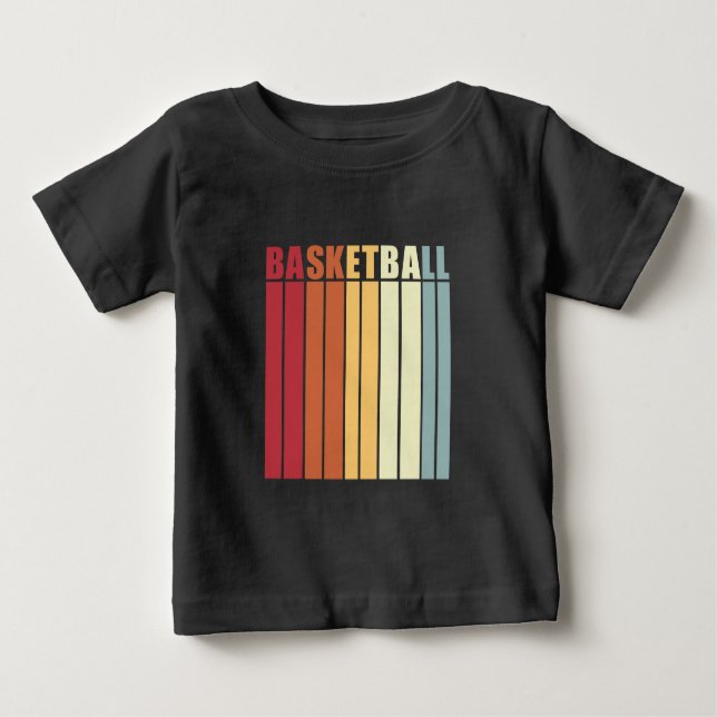 Camiseta Para Bebê Basquete (Frente)