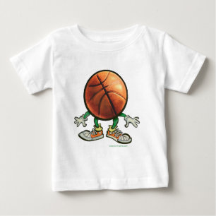 Camiseta Para Bebê Basquete