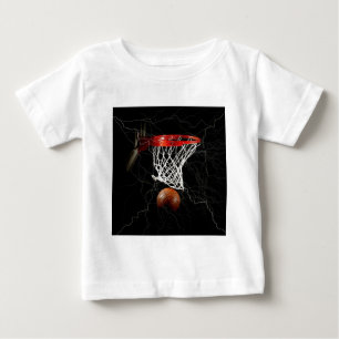 Camiseta Para Bebê Basquete