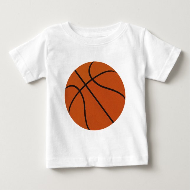 Camiseta Para Bebê Basquetebol (Frente)