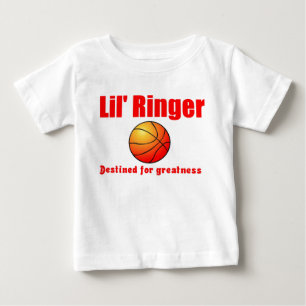 Camiseta Para Bebê Basquetebol da campainha de Lil