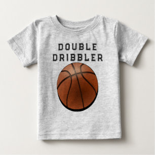 Camiseta Para Bebê Basquetebol engraçado