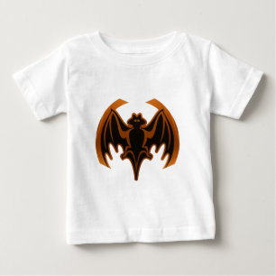 Camiseta Para Bebê Bat Brown O MUSEUM Zazzle dá presentes