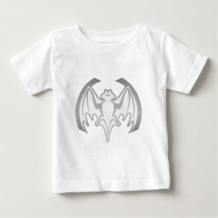 Camiseta Para Bebê Bat Cinza Inv The MUSEUM Zazzle Gifts