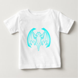 Camiseta Para Bebê Bat Cyan Inv The MUSEUM Zazzle Gifs