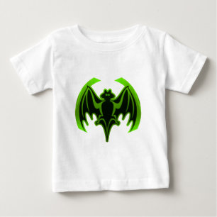 Camiseta Para Bebê Bat Green MUSEUM Zazzle Gifts