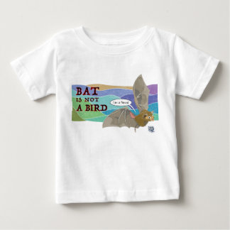 Camiseta Para Bebê Bat não é um pássaro