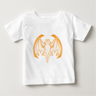 Camiseta Para Bebê Bat Orange Inv The MUSEUM Zazzle Gifts