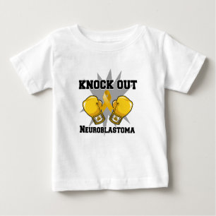 Camiseta Para Bebê Bata para fora Neuroblastoma