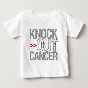 Camiseta Para Bebê Bata para fora o cancer - câncer pulmonar