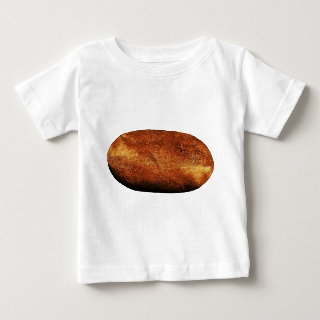 Camiseta Para Bebê Batata quente (Frente)