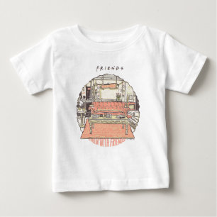 Camiseta Para Bebê Bate-papo com os FRIENDS™ Cartoon 2