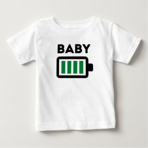 Camiseta Para Bebê Bateria de cheio bebê