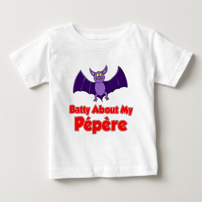 Camiseta Para Bebê Bateria Sobre Meu Pepere (Frente)