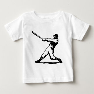 Camiseta Para Bebê Batida do basebol