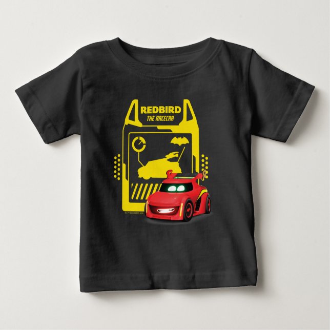 Camiseta Para Bebê Batkers™ Redbird - O Racecar (Frente)