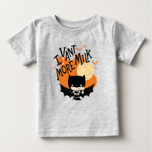 Camiseta Para Bebê Batman   I Vant More milk