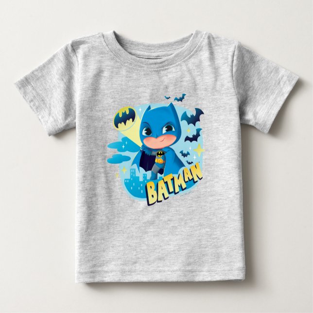 Camiseta Para Bebê Batman Mais Bonito Que O Mais Bonito (Frente)
