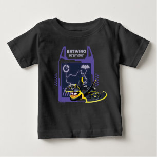 Camiseta Para Bebê BatWheels™ Batwing - O Plano Bat