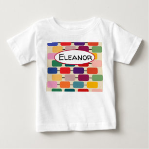 Camiseta Para Bebê Bauhaus Abacus