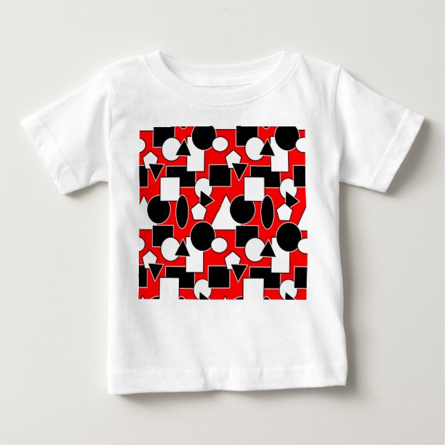 Camiseta Para Bebê Bauhaus Collage (Frente)