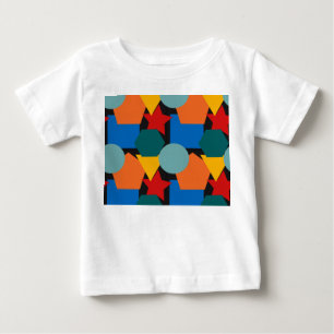 Camiseta Para Bebê Bauhaus Shapes