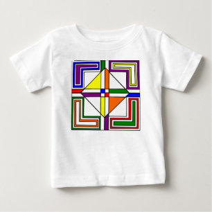 Camiseta Para Bebê Bauhaus StainGlass