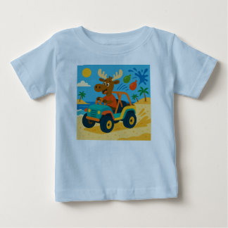 Camiseta Para Bebê Beach Buggy Blaster – Ação Intensa de Verão KidsTe
