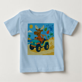 Camiseta Para Bebê Beach Buggy Blaster – Action-Packed Summer KidsTee