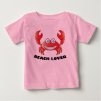 Beach Lover - Baby Fine Jersey T Shirt