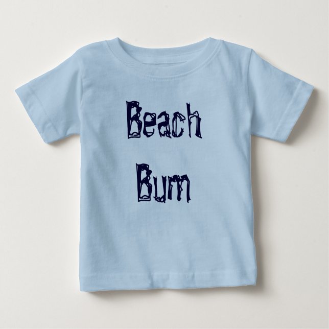 Camiseta Para Bebê BeachBum (Frente)