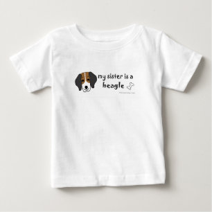 Camiseta Para Bebê beagle