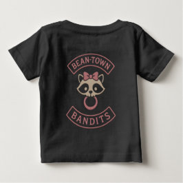 Camiseta Para Bebê Bean Town Bandit Child T-Shirt Pink