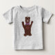Camiseta Para Bebê Bear Baby Fine Jersey (Frente)