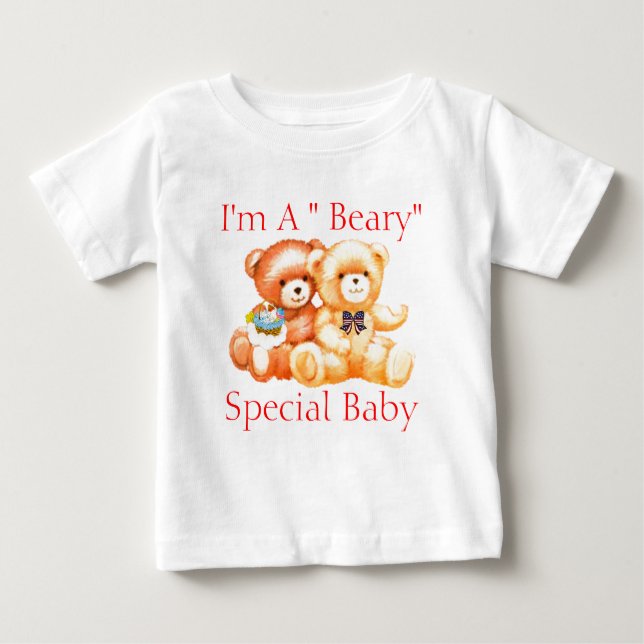 Camiseta Para Bebê Bear Baby T-Shirt (Frente)