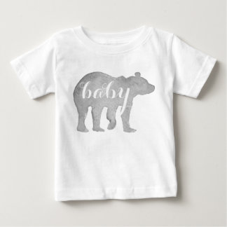 Camiseta Para Bebê Bear Bear Aquarela Criança Teto Baseball