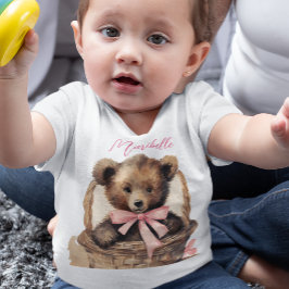 Camiseta Para Bebê Bear Bear Bear Girl
